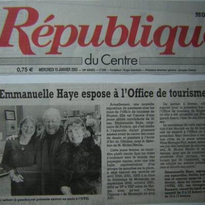 Articles de presse